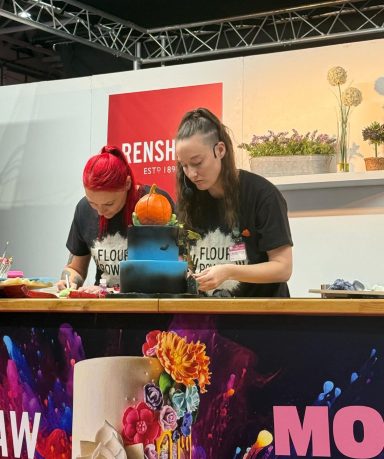 Live on stage at cake international 2025