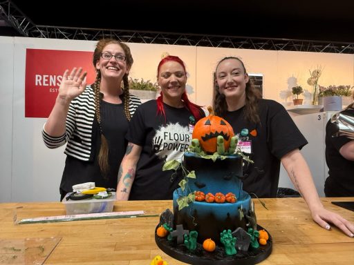 Live on stage at cake international 2025